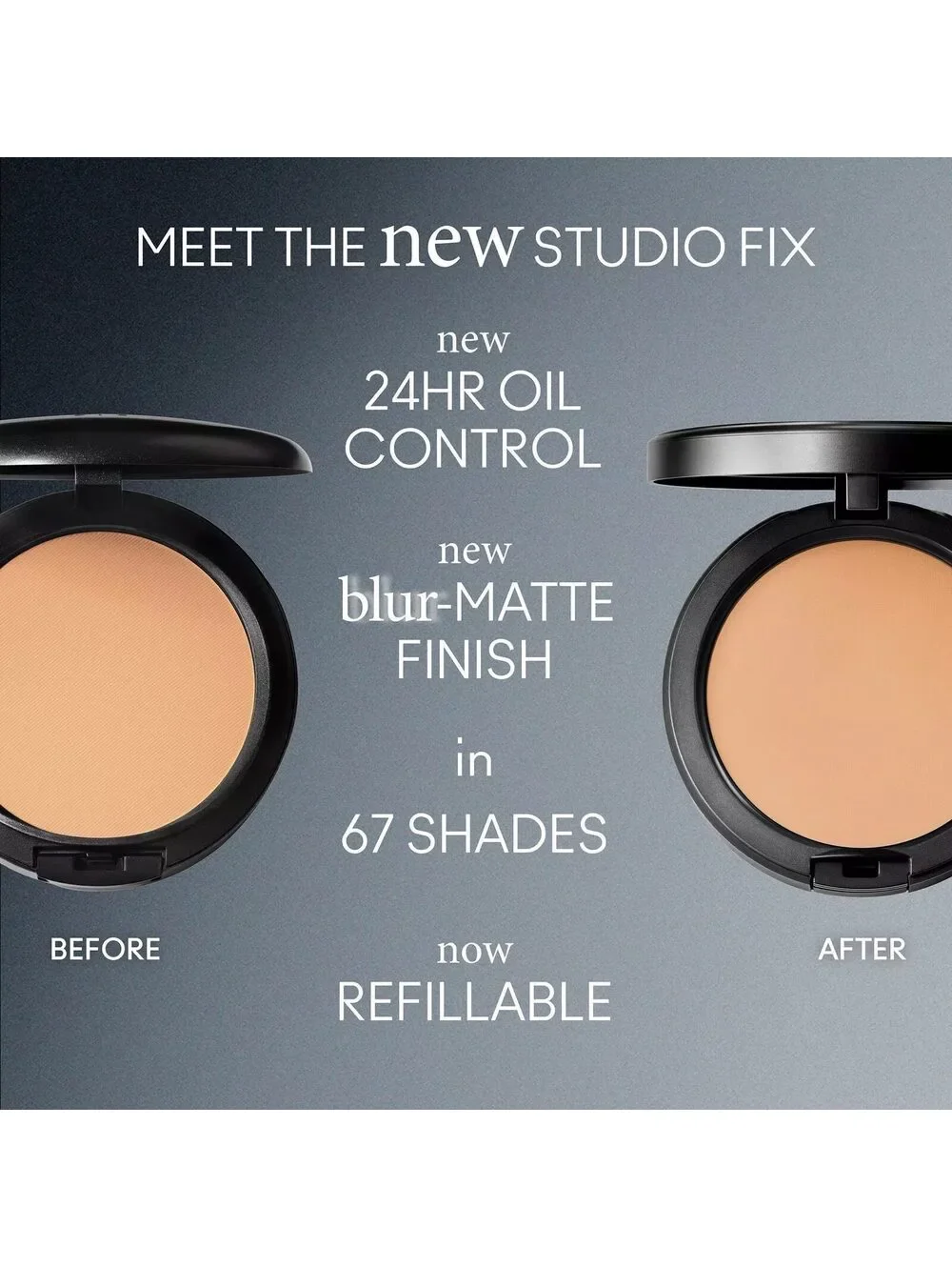 MAC Studio Fix Powder Plus Foundation NC12 | Buildable Blur-Matte 24 Hr NEW